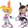 Commission: Bunnie and Nicole in Sonic X