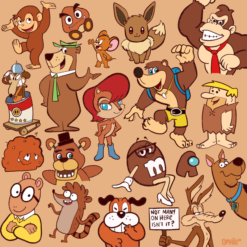Brown Characters By DomesticMaid On DeviantArt brown-characters-by-domesticmaid-on-deviantart