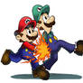 Mario and Luigi Fire Dash