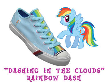 Rainbow Dash shoes