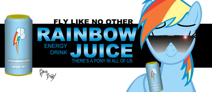 Rainbow Juice billboard