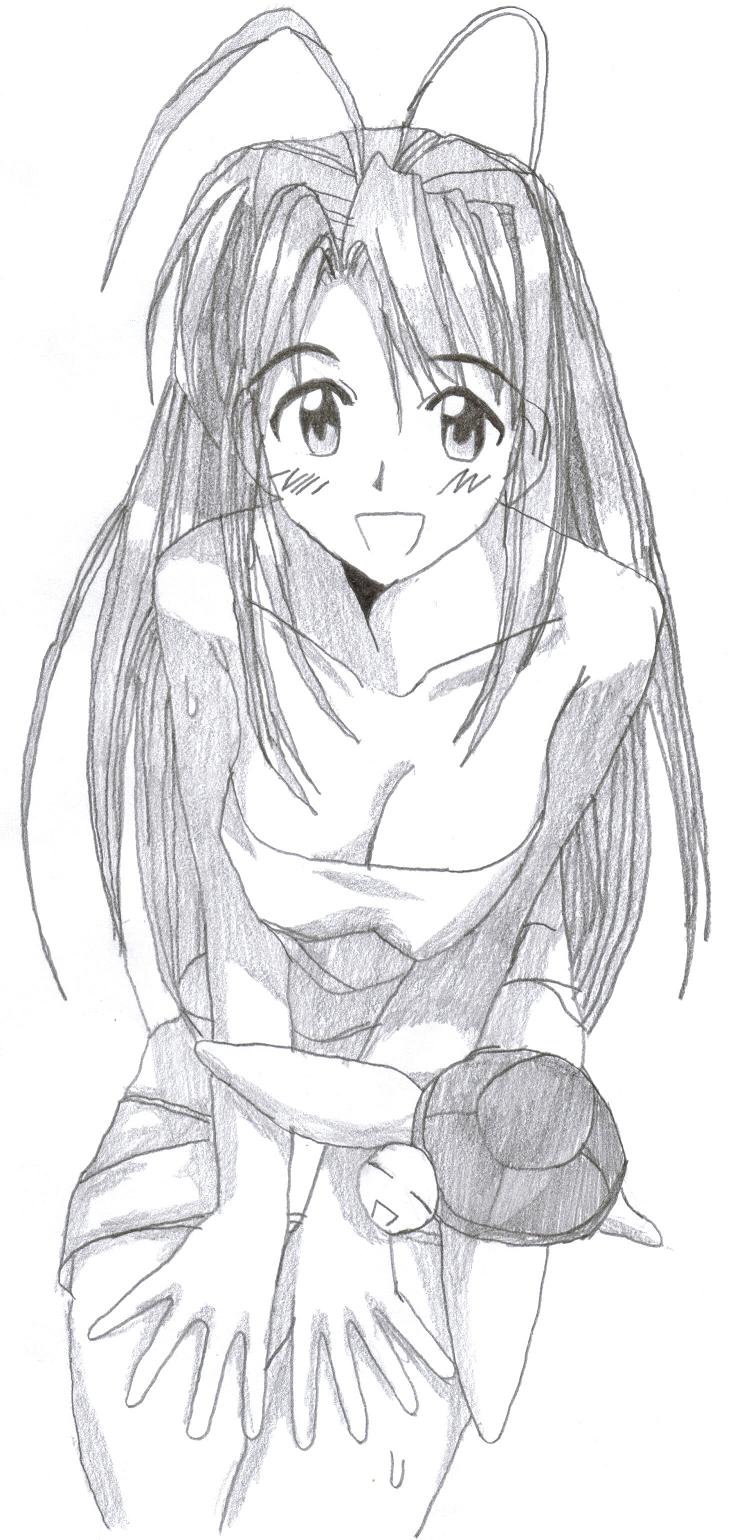 Naru in a Towel