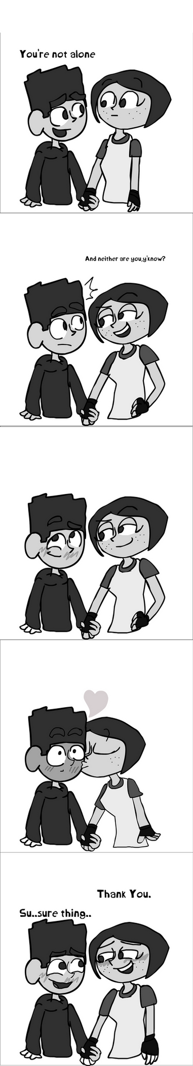 Normaline - you're not alone (Alternate) by Markeyiszr-Art on DeviantArt