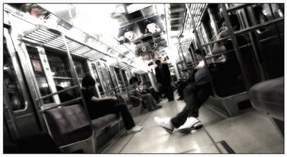 On the Chuo-line, Tokyo