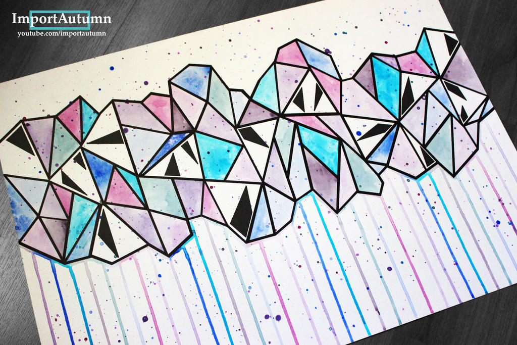 InkTober Day 26 - Abstract Triangle Artwork!