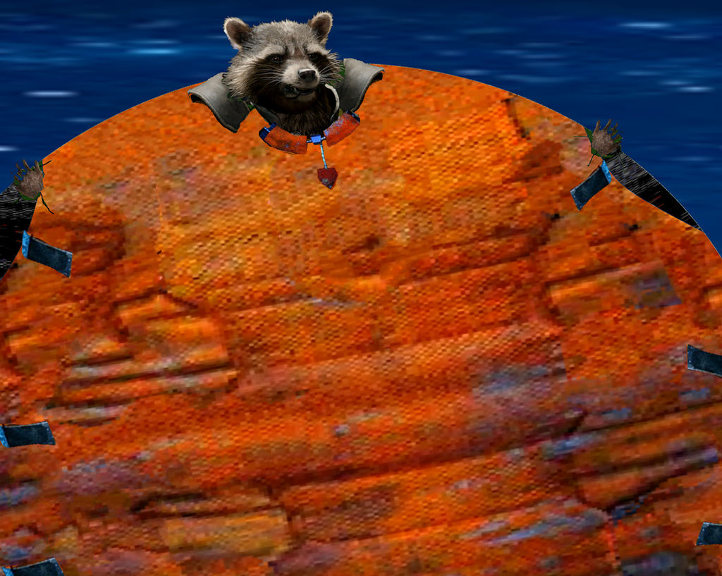 Rocket Racoon Inflated Inflated Rocket Raccoon by InflationTime on DeviantArt