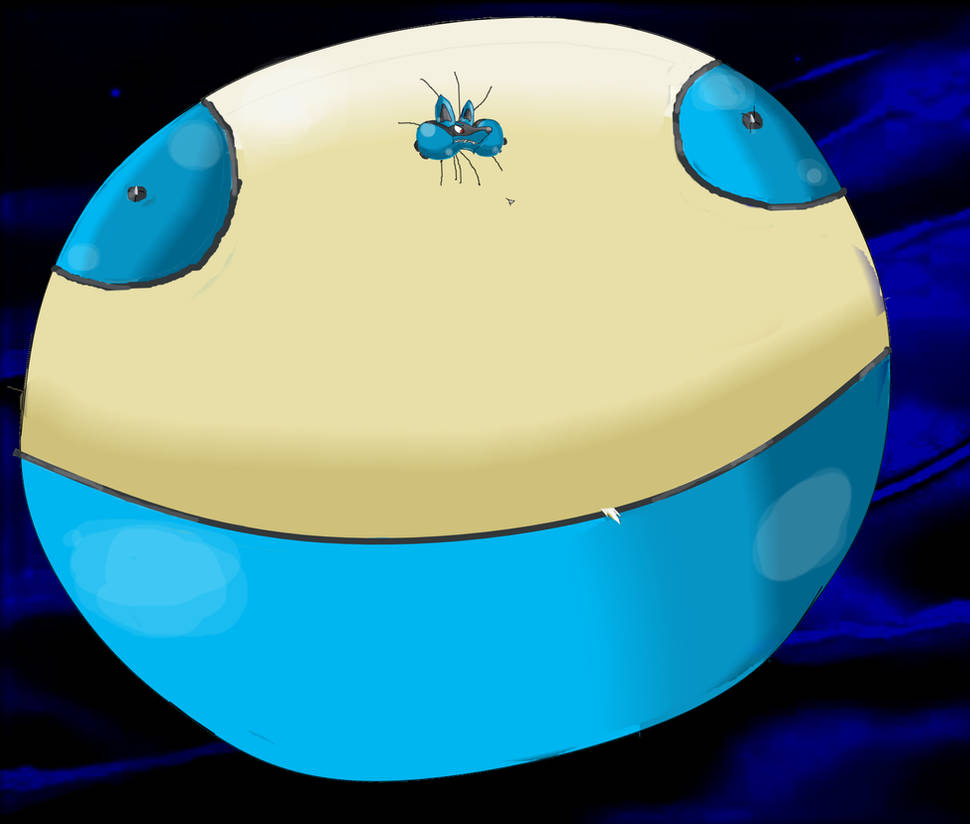 Inflated Lucario Bed by InflationTime on DeviantArt