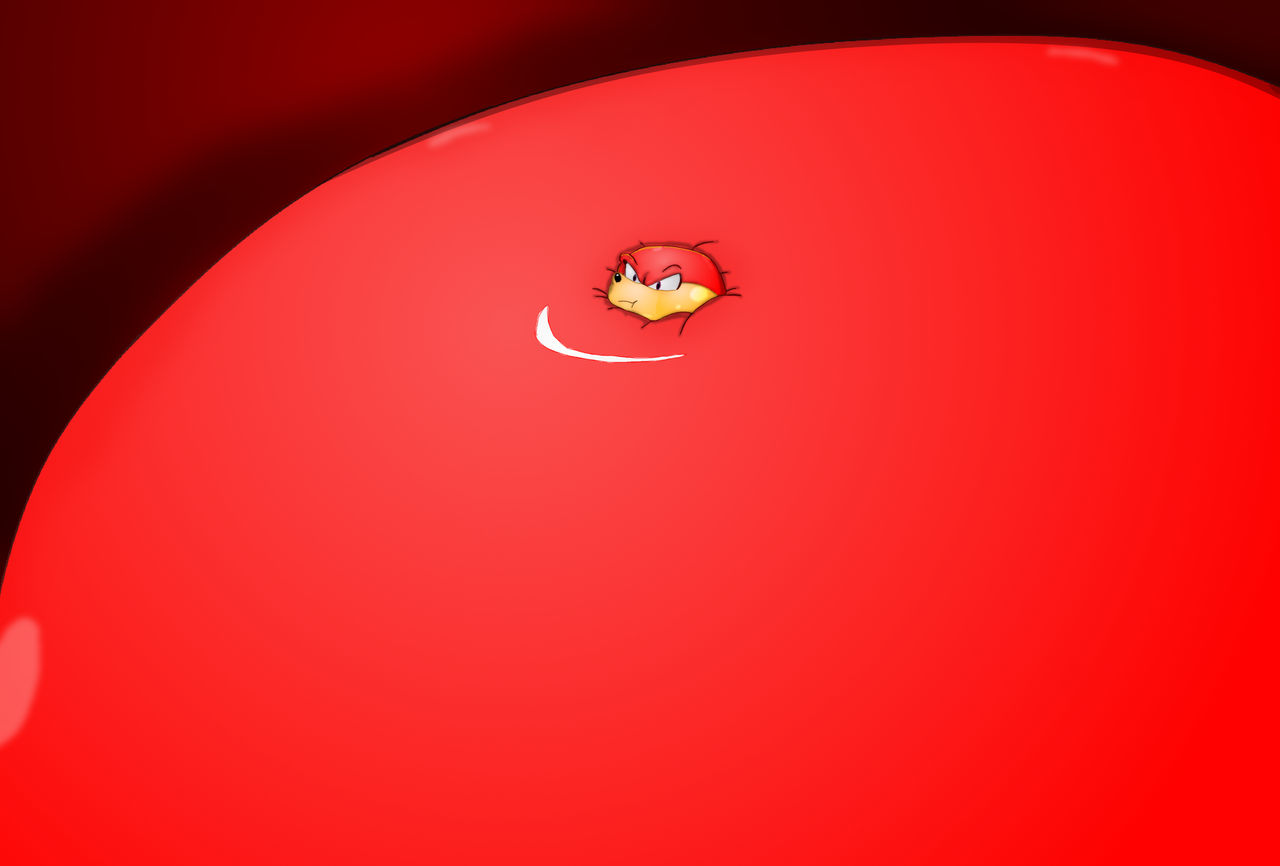 Knuckles the Red Guardian Bed by InflationTime on DeviantArt