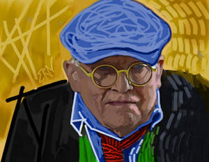 Portrait of David Hockney