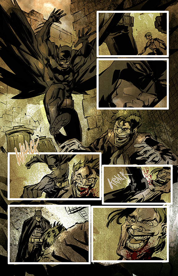Batman vs Joker vs Bane pages by johnnymorbius on DeviantArt