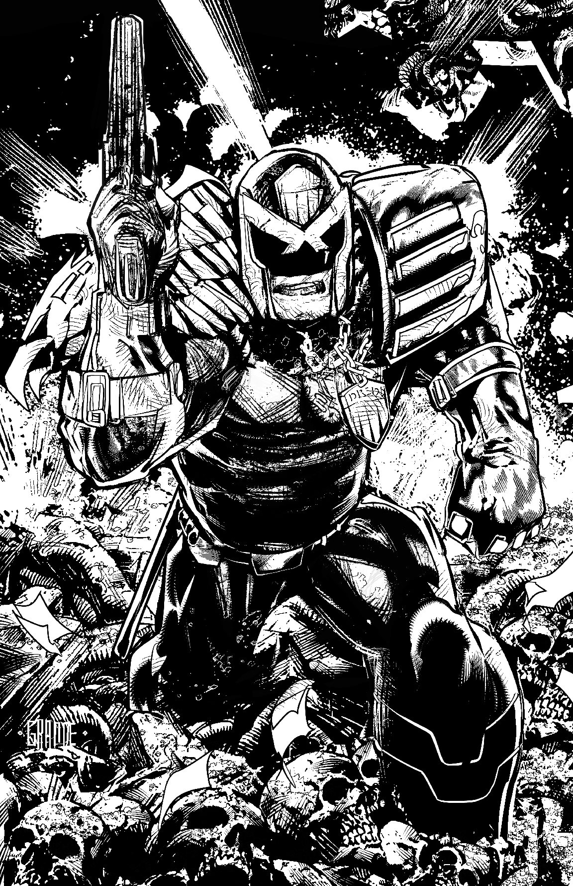 Judge Dredd By Johnnymorbius On DeviantArt