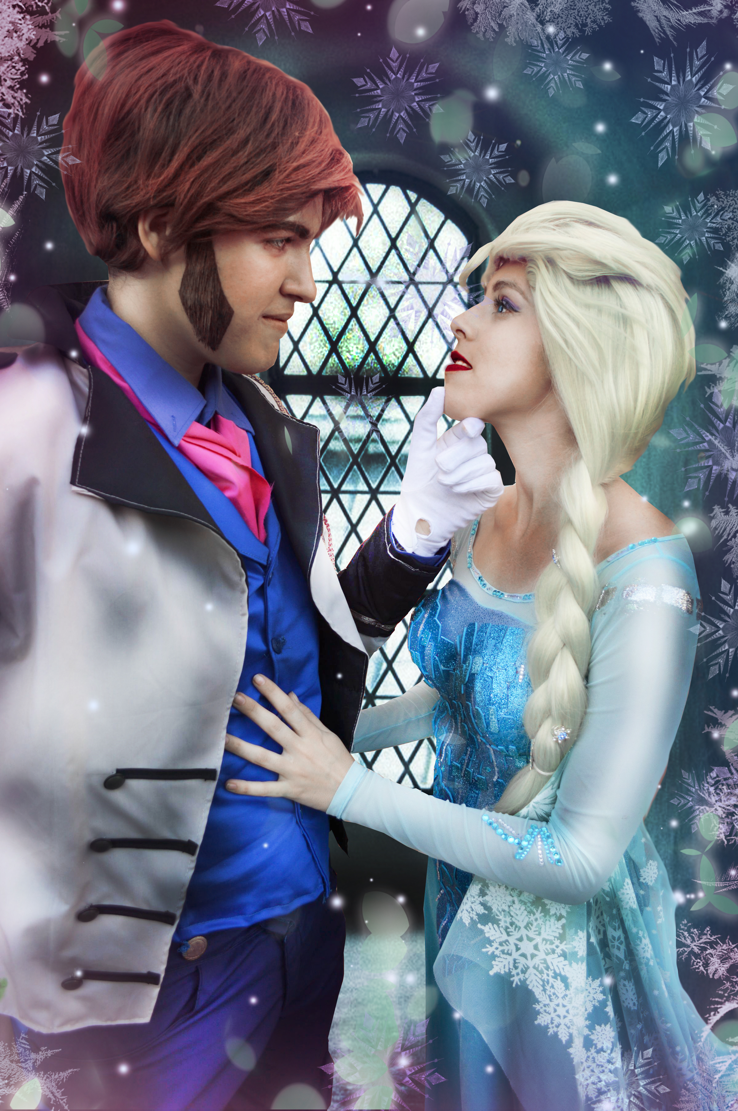 Hans x Elsa cosplay Frozen