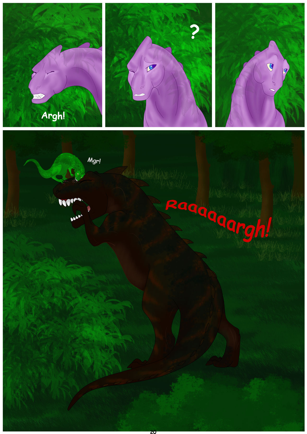 Raptor, page 20 by ElenPanter on DeviantArt