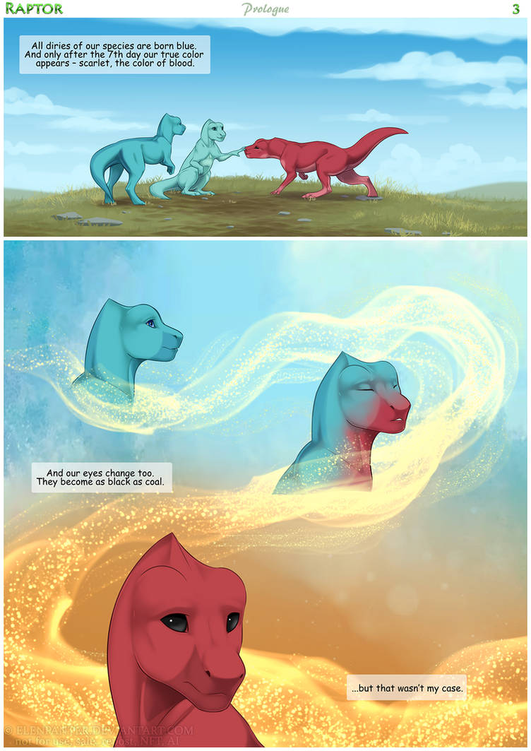 Raptor, page 3 by ElenPanter on DeviantArt