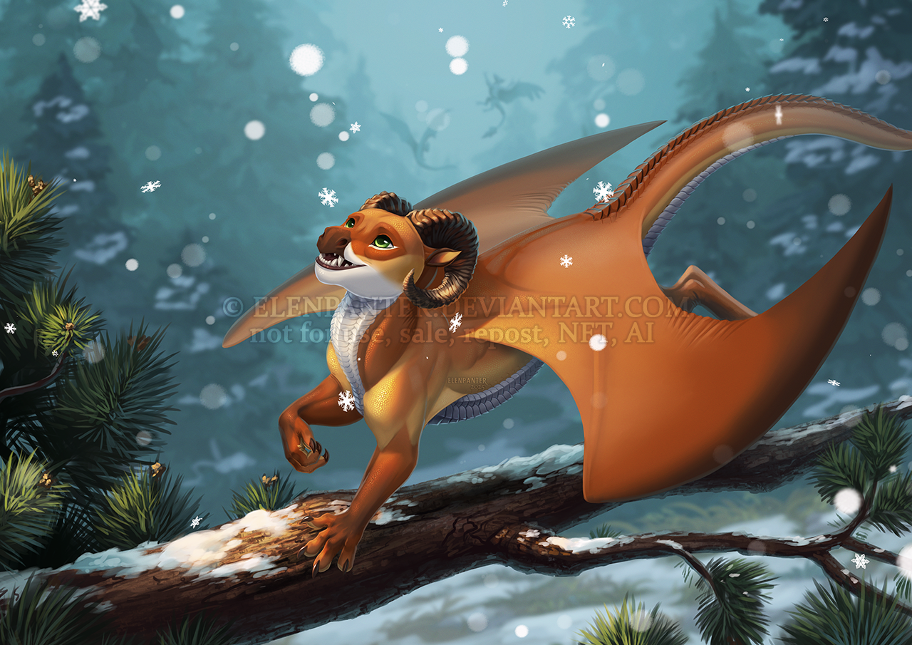 Fox Dragon Deviantart Dragon fox by ElenPanter on DeviantArt