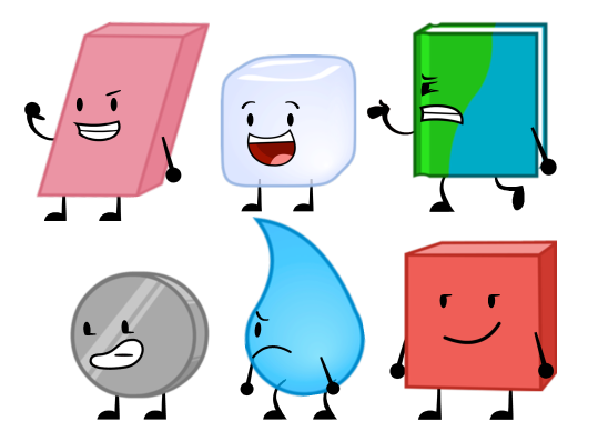 BFDI/A Poses 2 by MrSupreme4 on DeviantArt