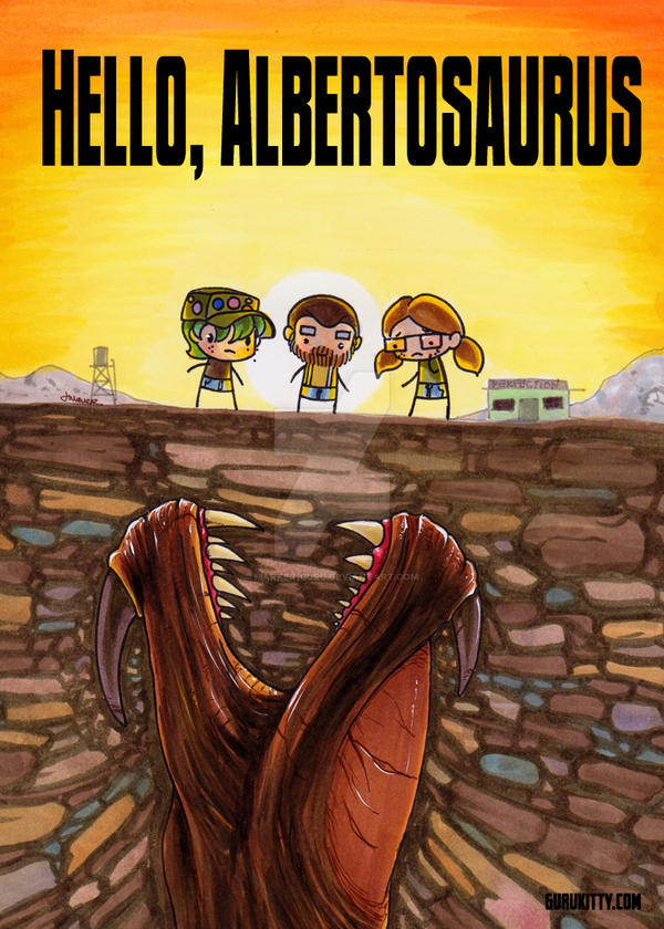 Hello, Albertosaurus - tremors poster