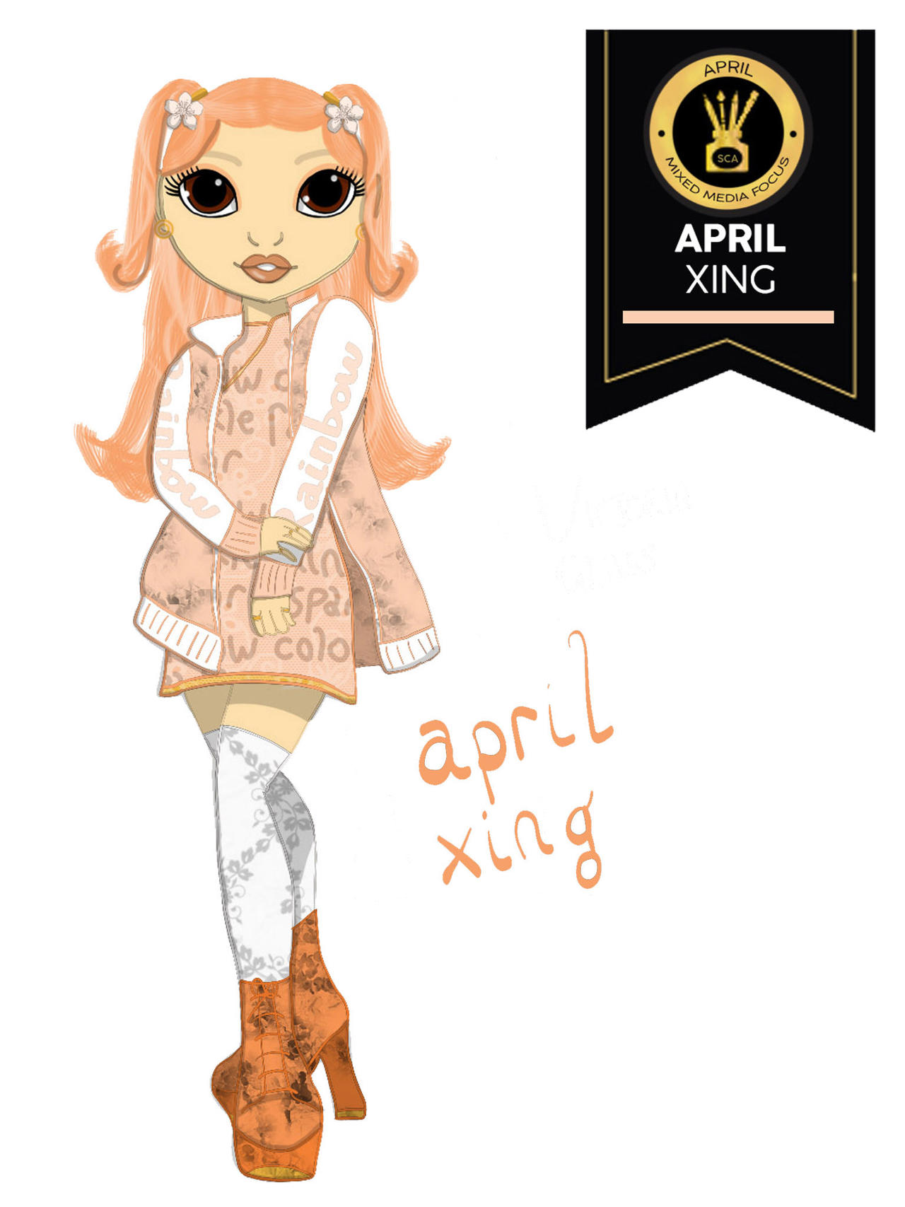 April Base Deviantart April - Series 3 by SebastianTheGiraffe on DeviantArt