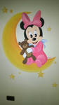 Murales baby Minnie by IaneArt
