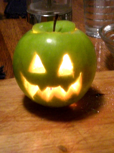 Jack-O-Lantern Apple