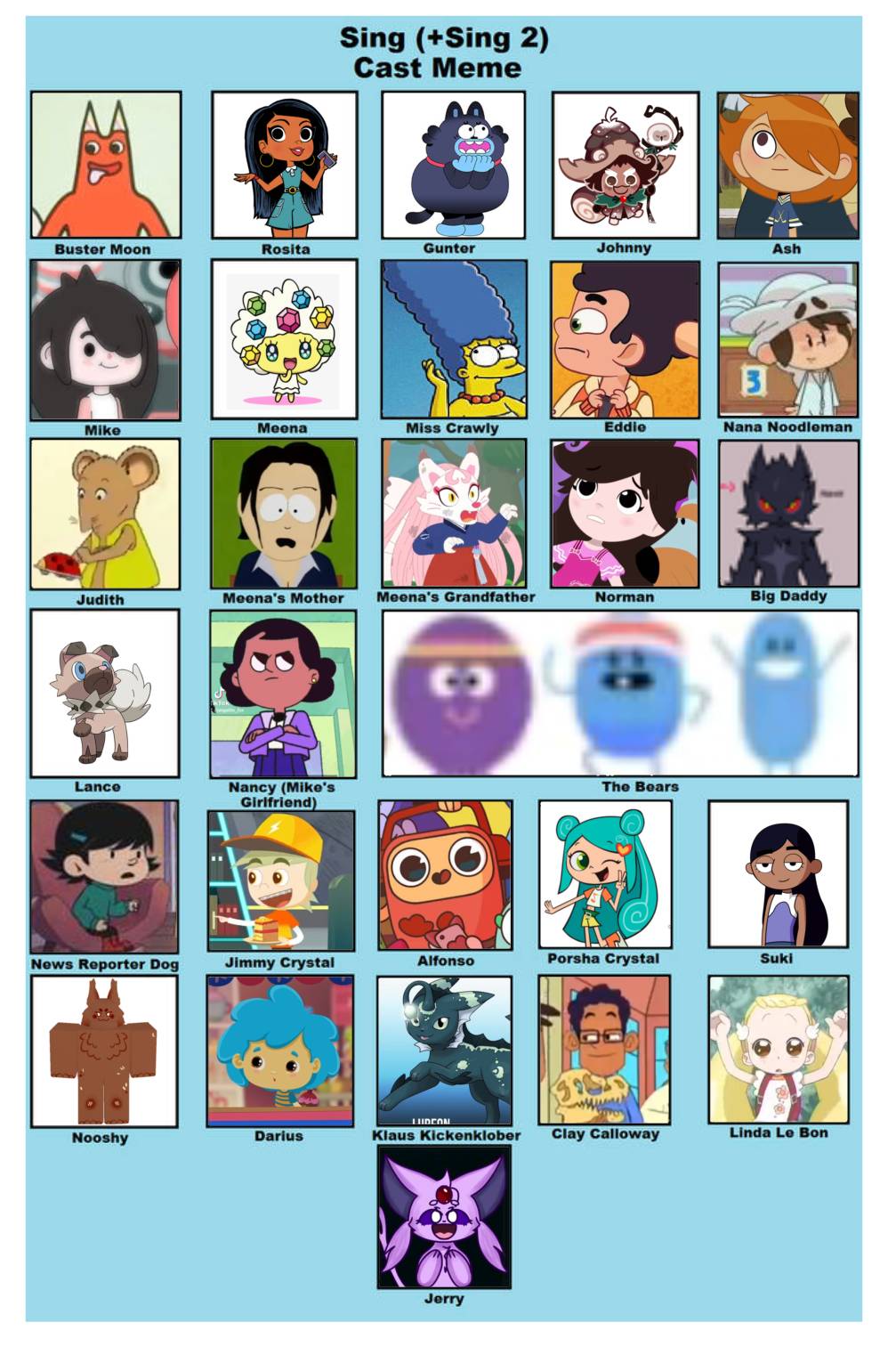 Songcast Meme Sing cast meme by casandraeevee86 on DeviantArt
