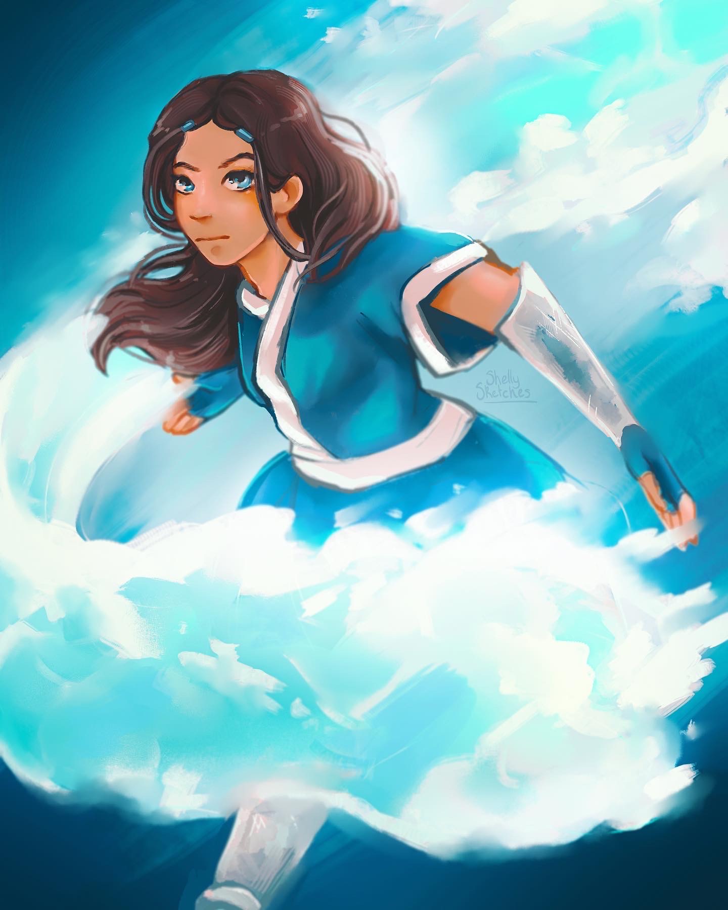 Katara Water Bending By Shellysketchess On DeviantArt katara-water-bending-by-shellysketchess-on-deviantart