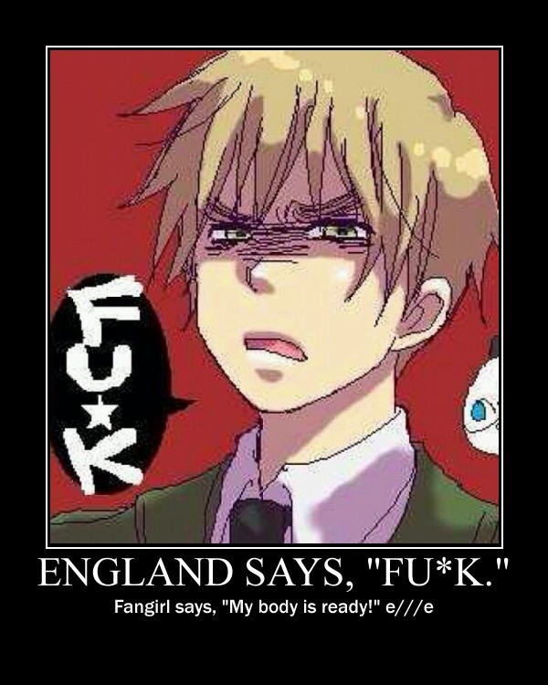 [APH] England Fangirls... True to the Core