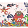 All Hageto Fakemon to Scale