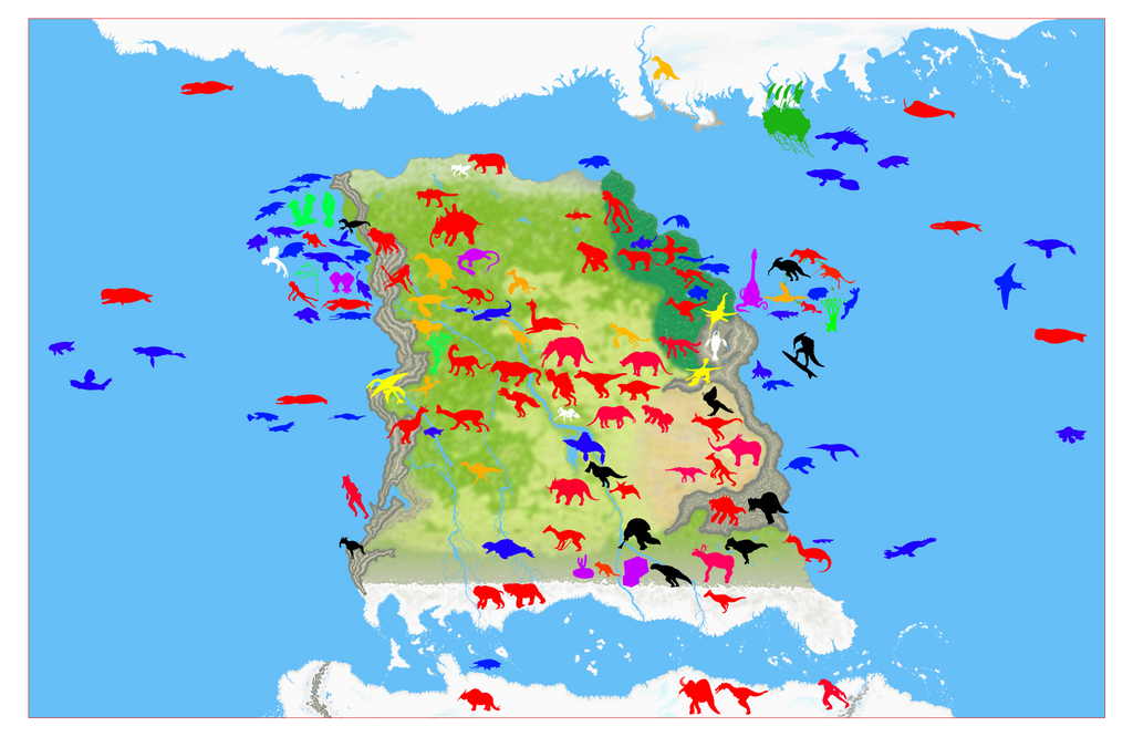 Map of Geb Life Forms by Tapejara on DeviantArt