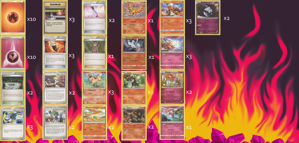 Fire Wall Pokemon Deck 1.1 by Tapejara on DeviantArt
