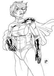 Powergirl 1 (2021) Inks