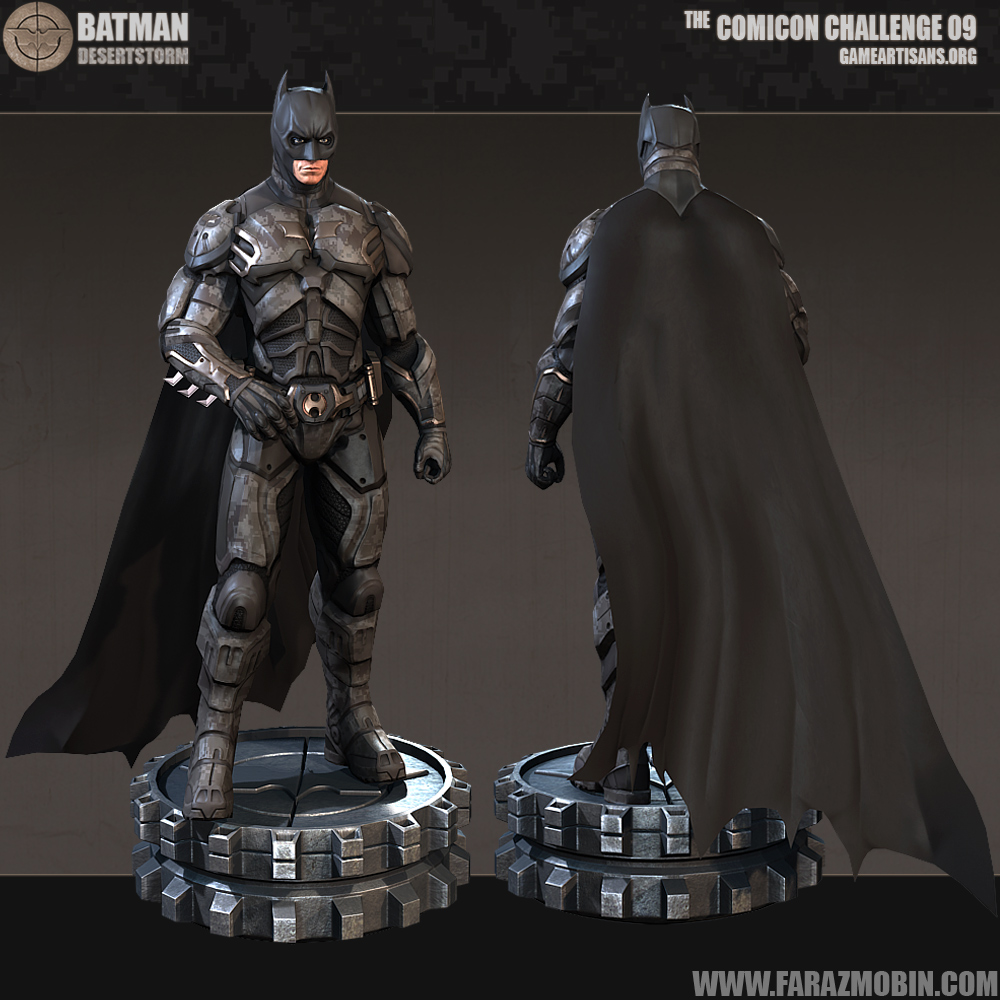 Batman Desert Storm Batsuit Concept 3D