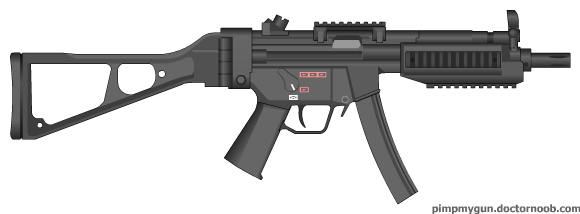 HK MP5 Railed Sub Machine Gun by Scarlighter on DeviantArt