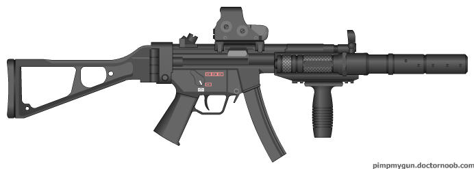 HK MP5 Railed Black Ops Sub Machine Gun by Scarlighter on DeviantArt