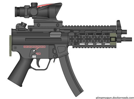HK MP5K Modern Warfare 2 (MW3 ACOG) by Scarlighter on DeviantArt