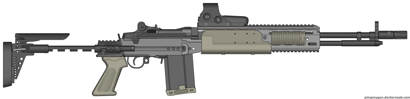 Springfield Mk14 Modern Warfare 3 (MW1 Holo Sight)