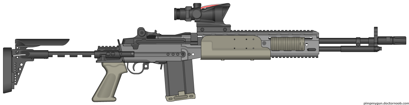 Springfield Mk14 Modern Warfare 3 (ACOG) by Scarlighter on DeviantArt