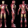 Iron Man Mark VII Armored Suit 3D Model