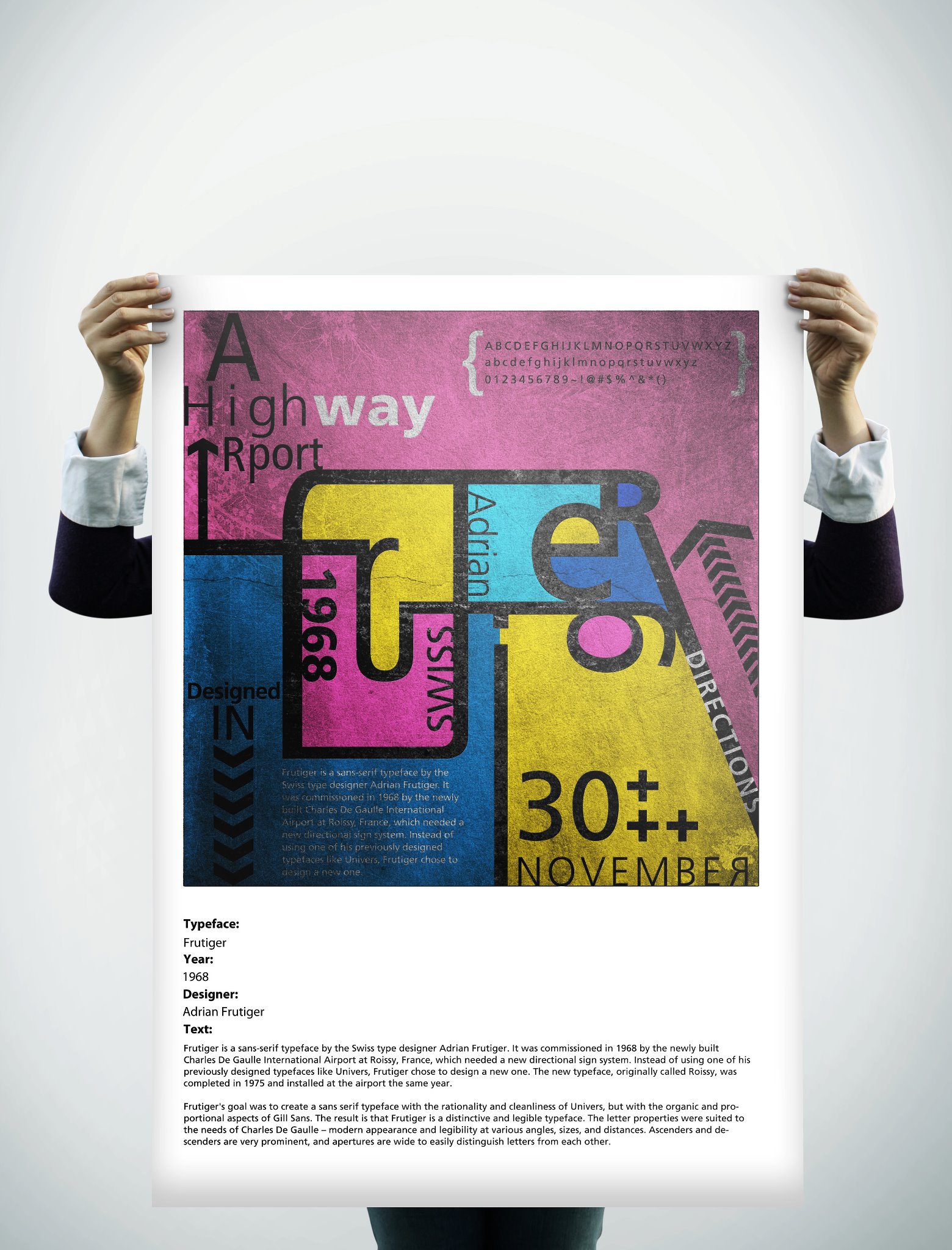 Frutiger Poster