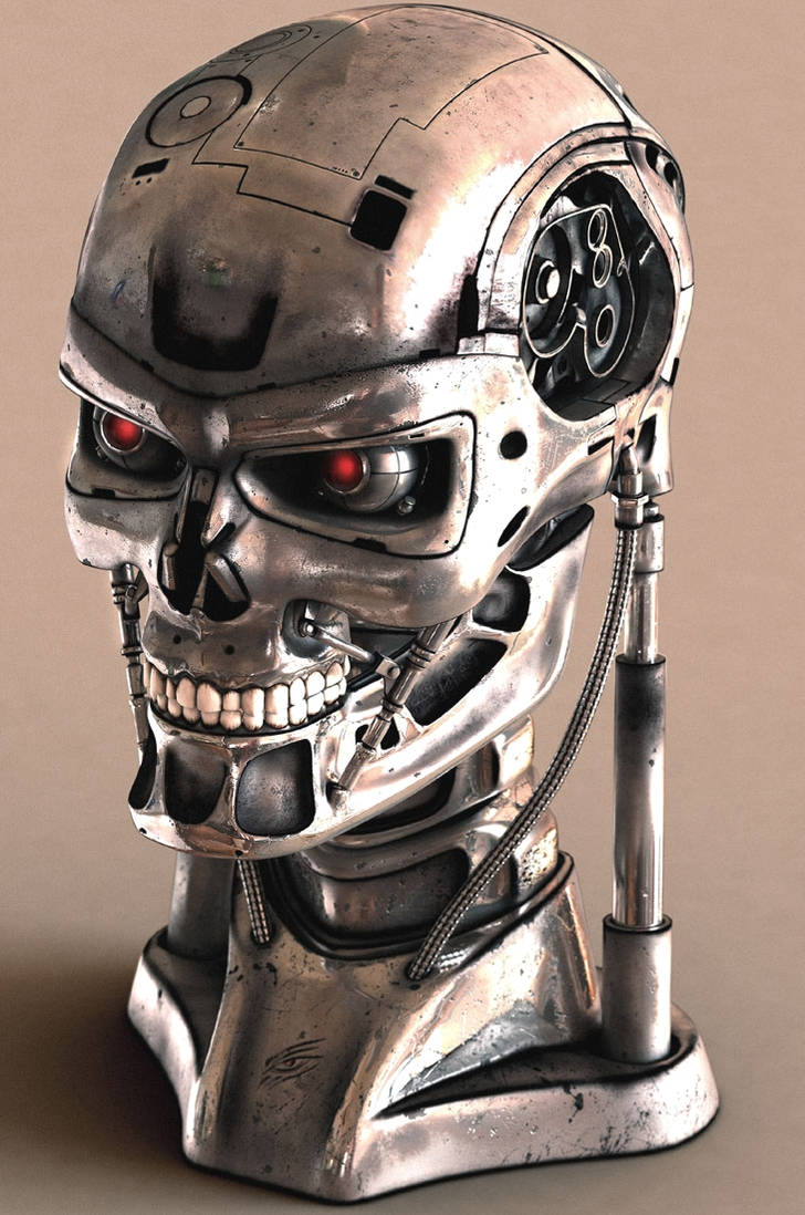 Cyborg Head 01 by mmarti