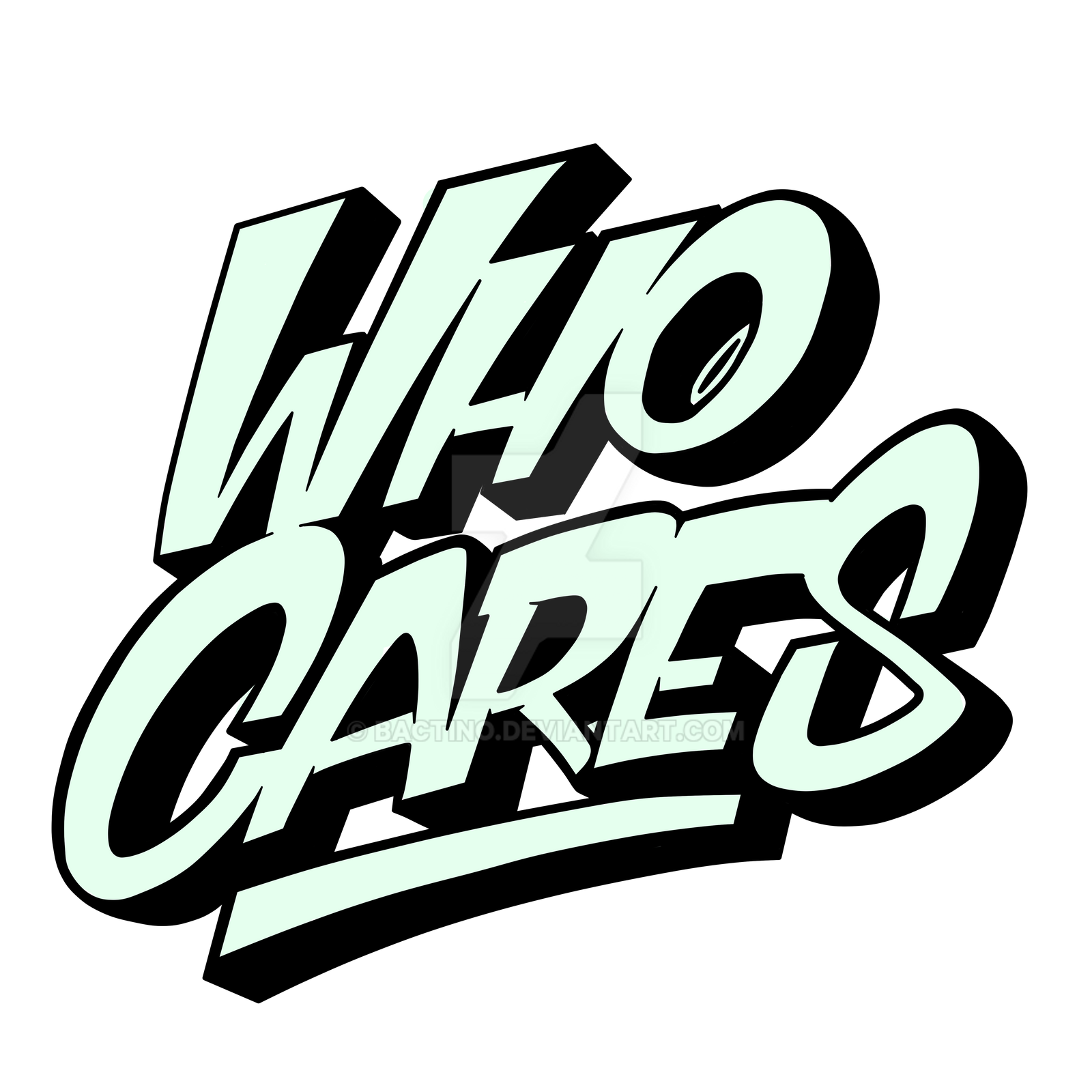 Who Cares logo by bactino by bactino on DeviantArt