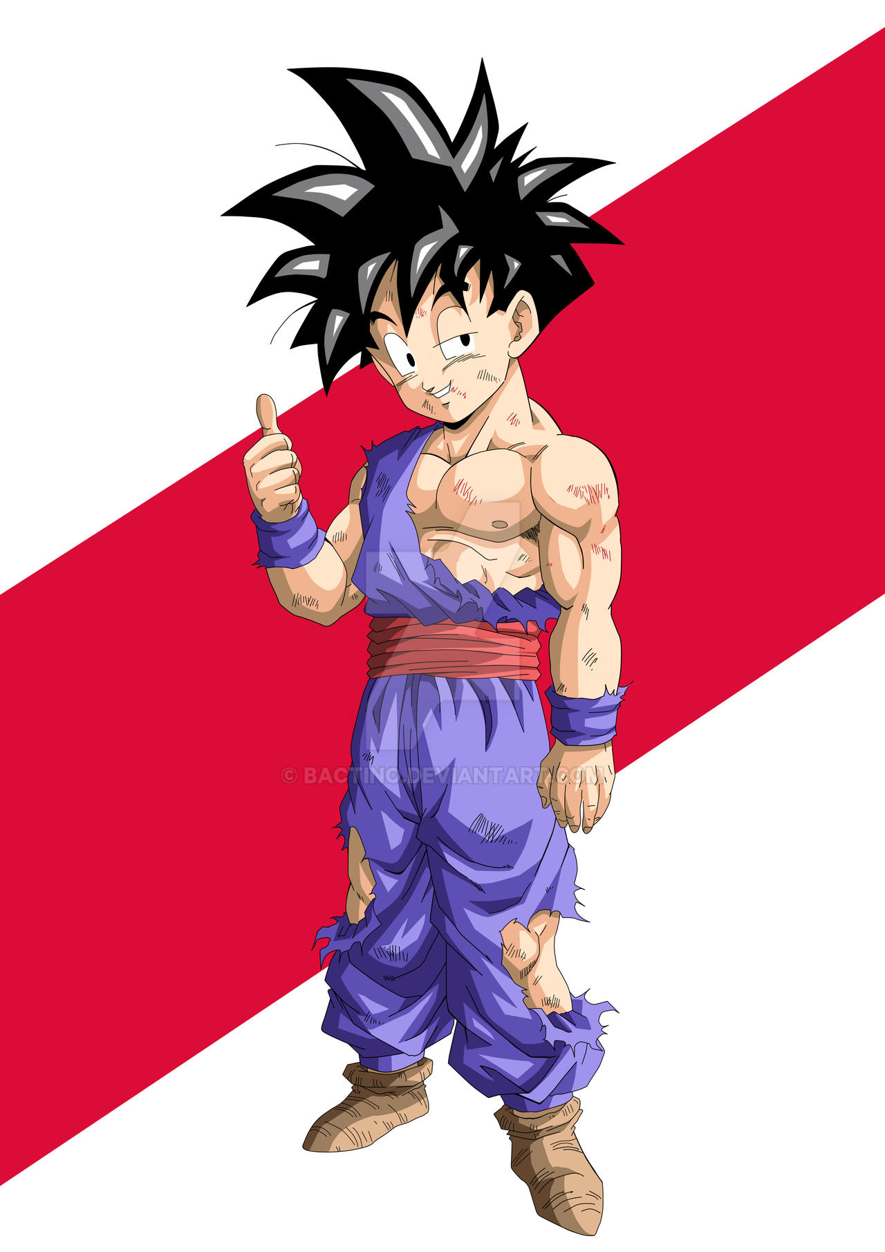 Kid Gohan By Bactino On DeviantArt kid-gohan-by-bactino-on-deviantart