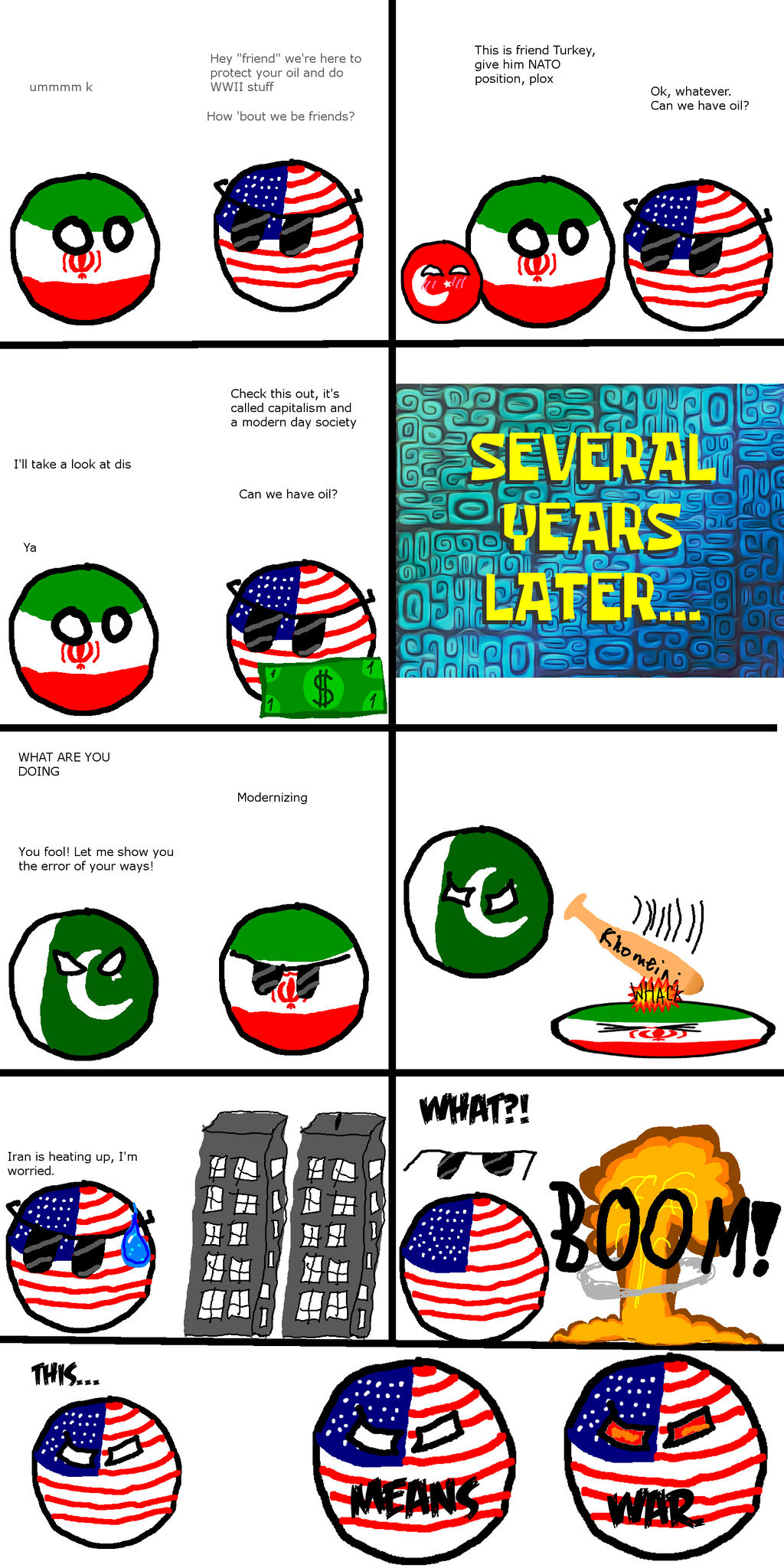 Téléchargement gratuit Images Countryballs Comic 1 Iran And America S Dispute By Befree2209 On dernière salutations