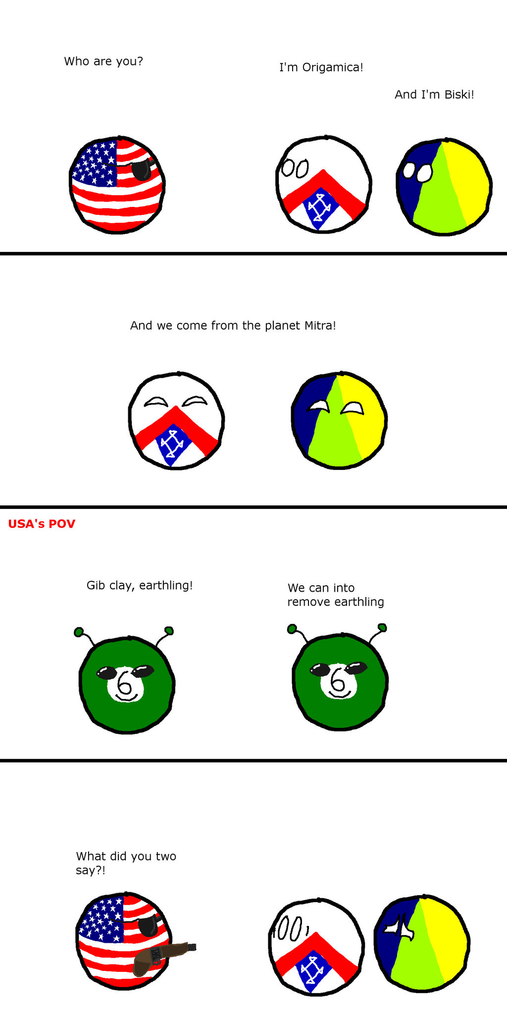 Téléchargement gratuit Images Countryballs Comic 6 Usa Discovers Alien Life By Befree2209 On le plus cool salutations