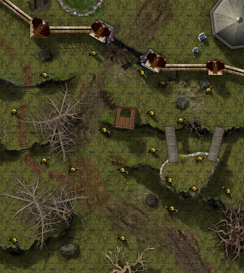 Graveyard Entrance Battlemap by alecm on DeviantArt