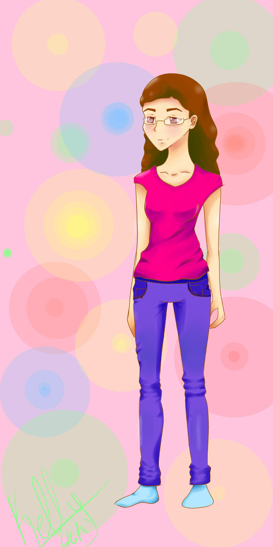 Kelly anime me by Estella-Sparkles on DeviantArt