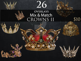 Crowns - 3D rendered Overlays