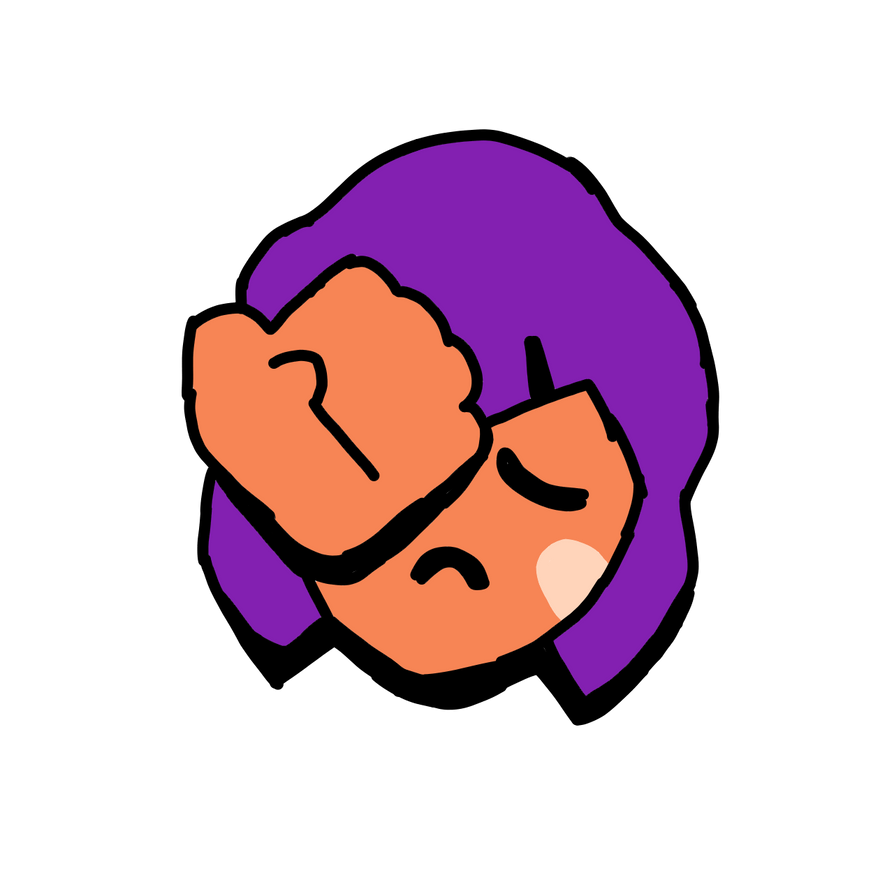 Shelly facepalm pin png by brawlstarspng on DeviantArt
