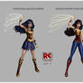 Wonder Woman design comparison