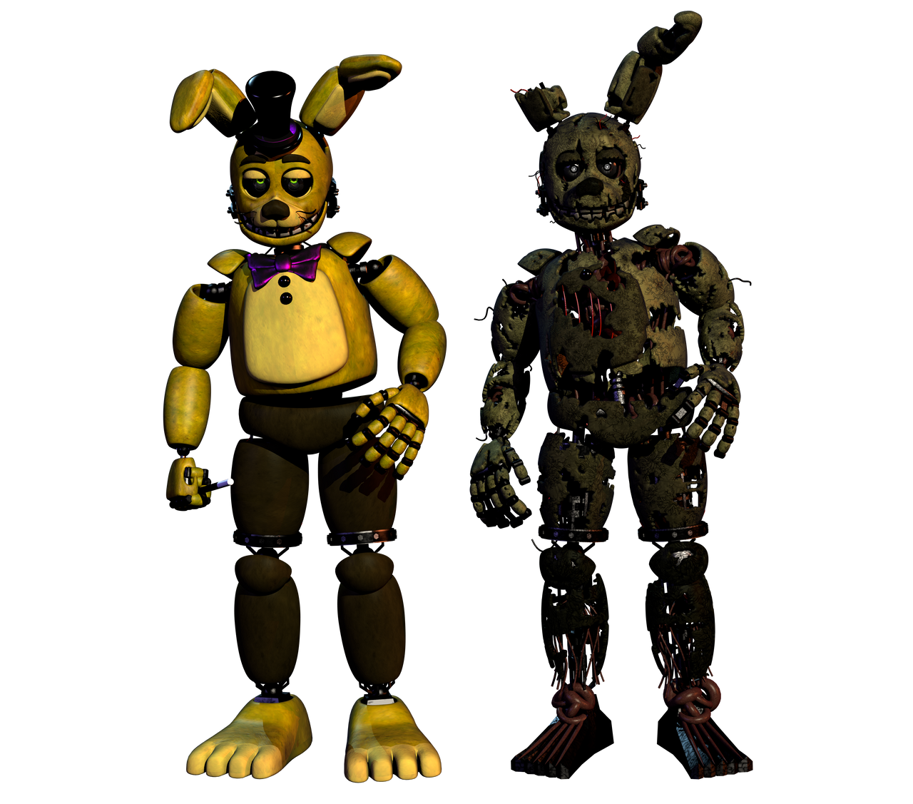 Springbonnie and Springtrap V10 RELEASE! by Torres4 on DeviantArt